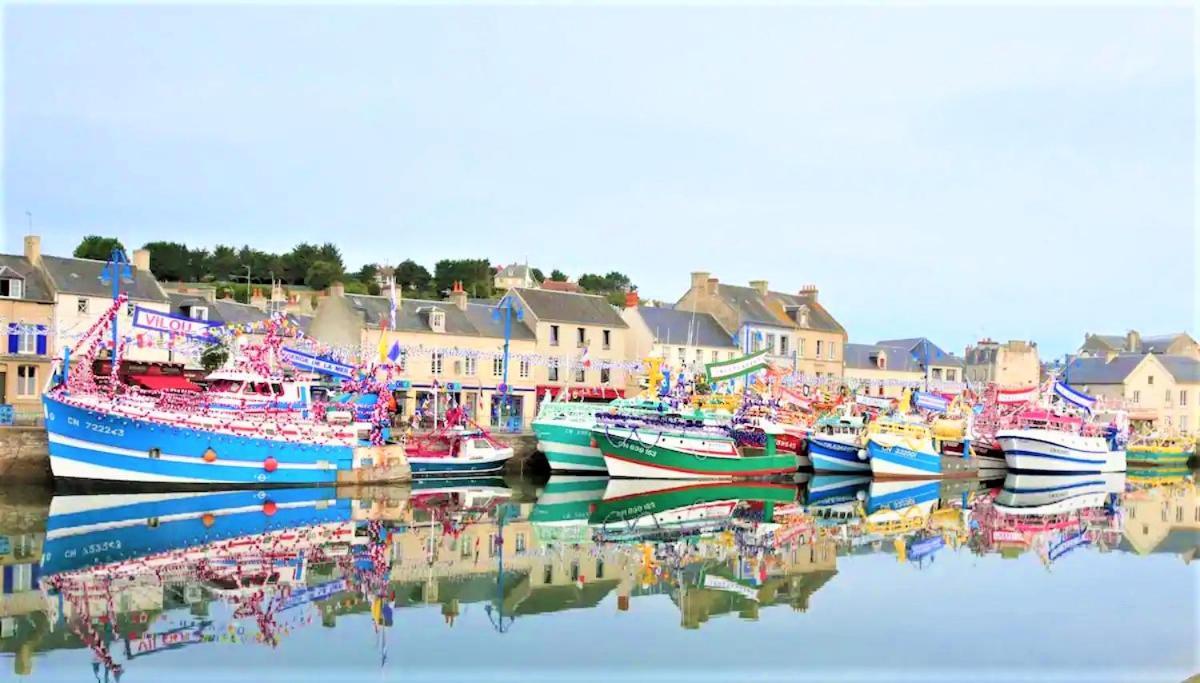 Maison Des Pommiers - Bord De Mer Et Campagne Port-en-Bessin-Huppain Esterno foto