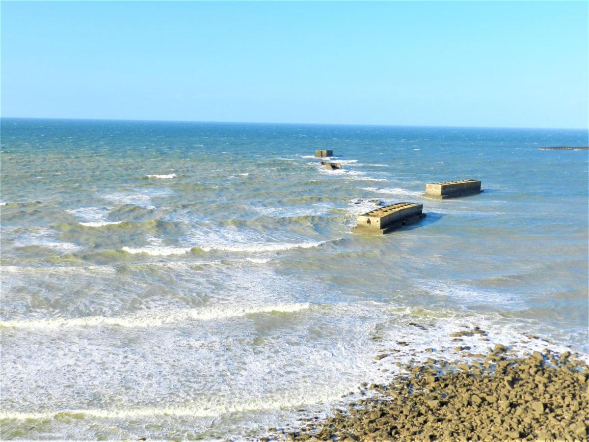 Maison Des Pommiers - Bord De Mer Et Campagne Port-en-Bessin-Huppain Esterno foto